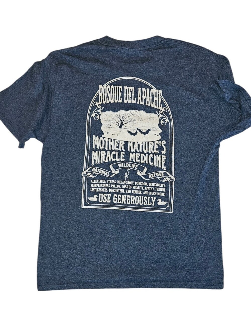 Bosque Del Apache National Wildlife Refuge Graphic T-Shirt - Medium